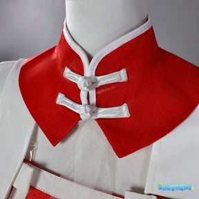 Yuezheng Ling V3 Cosplay Costume For Halloween Christmas Festival Vsinger Girl Singer Yuezheng Ling Role Play Red Dress