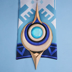 Genshin Impact Lauma Cosplay Costume Dress Uniform Headwear Earrings Frostmoon Scions Halloween Party for Women Girls