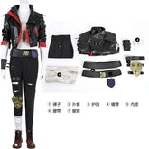 Arcang2 lol VI cosplay costume leather coat men women uniform suit Halloween party Carnival role play outfits Shusheng