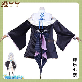 Anime VTuber Kagura Nana Cosplay Costume Artist Skin Sweet Lovely Uniform Dress Carnival Party Role Play Clothing New