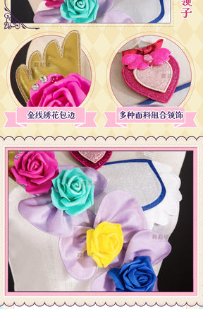 Shusheng-R Anime Pripara Manaka Laala  Women Lolita Dress Cosplay Costume