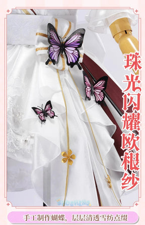 Genshin Impact Yae Miko Dress Flower Marriage Cosplay Costume Cos Game Anime Party Uniform Hallowen Play Role Clothes Clothing