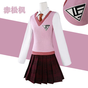Danganronpa V3: Killing Harmony Kaede Akamatsu cosplay Costume Performance Clothing Anime game Halloween Uniform