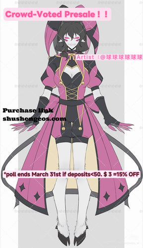 deposits！！Cosplay Series: Mononoke- Freak Circus-Colombina （doujin）Cosplay Costume presale  the fan artist authorization