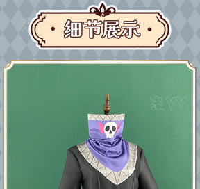 HUNTER HUNTER Feitan Portor Cosplay Costume Phantom Troupe Coat Potoo Anime Cosplay Outfit Halloween Carnival Party Suit