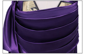 In Stock Game Fate FGO Jeanne D'Arc Cosplay Costume Jeanne Alter Purple Elegant Dress Wig Halloween Party Uniform for Women