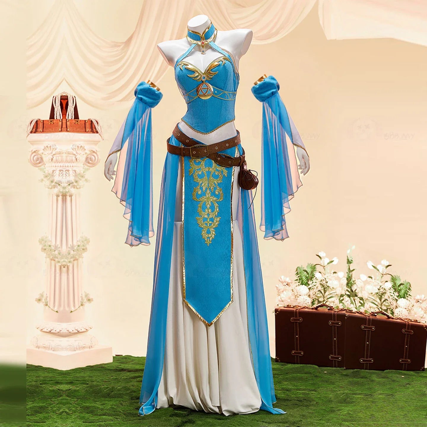 Game Legend of Zelda Zelda Knight Zelda Sexy Dress Cosplay Costume S-XL