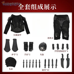The Boys Season 2 Black Noir Cosplay Costume Black Jumpsuit Halloween Carnival Superhero Battle Noir Outfit Adult Men Helmets