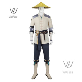 IN STOCK Raiden Mortal Kombat 1 Cosplay Bi Han Costume MK 1 Raiden Cosplay Halloween Costume Customized Carnival