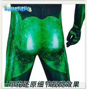 Green Lantern Cosplay Superhero 3D Printed Zentai Bodysuit Green Lantern Alan Scott Spandex Outfits Halloween Costume Adult