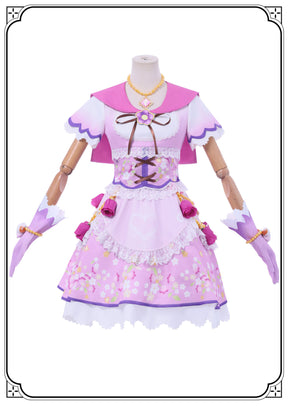 Anime Hoshimiya Ichigo Cosplay Costume Pink Dress Lolita Stage Performance Clothes Role Play Outfit for Women Girls Holiday