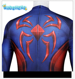 Scarlet Spider Cosplay Costume For Men Jumpsuit Bodysuit Across Fresh Halloween Carnival Party Role Play Suit New