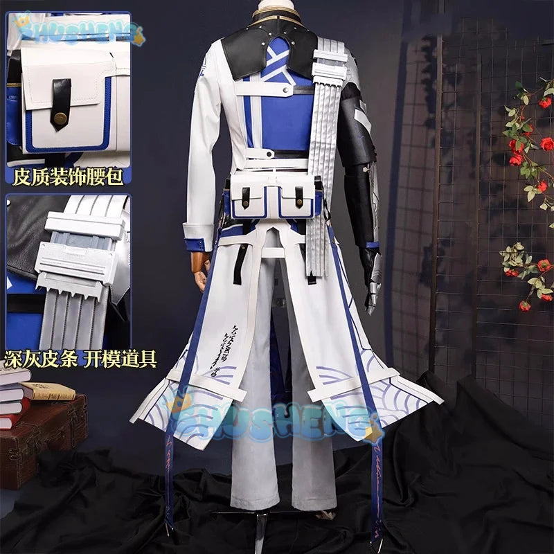 XiangLiYao Cosplay Costume Wuthering Waves Anime Men Handsome Uniform Role Play Clothing Halloween Costumes Shusheng