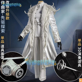 Identity V Frederick Kreiburg Composer Call Of The Abyss Game Suit Cosplay Costume Halloween Party Role Play Outfit