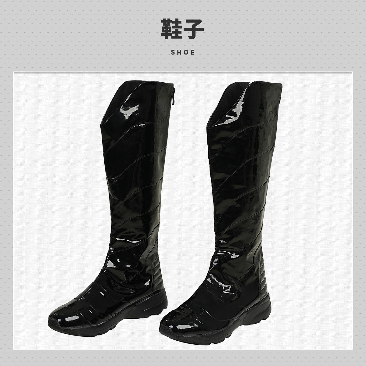 Shusheng-R Nightwing Dick Grayson Cosplay Costume Red Jumpsuit Full Set Uniform Role Play Halloween Carnival Party Outfit Shoes