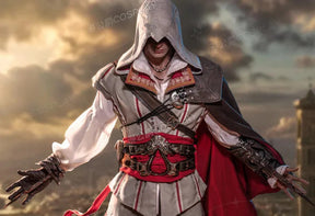 Shusheng-R Assassin's Creed 2 Ezio Auditore Full Set Uniform Cosplay Costume