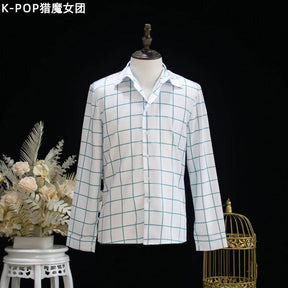 KPop Demon Hunters Saja Boys Jinu Cosplay Costume Uniform Halloween Carnival Party Christmas Play Role Clothes Clothing