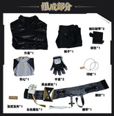 Wuthering Waves Rover Cosplay Costume Wig Male Uniform Main Character Resonator Necklace Halloween Party Women Men Props