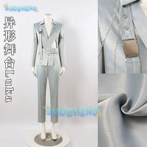 Alien Stage Luka Cosplay Costume Round7 Uniform Halloween Carnival Party Christmas Play Role Clothes Clothing for Men Shusheng