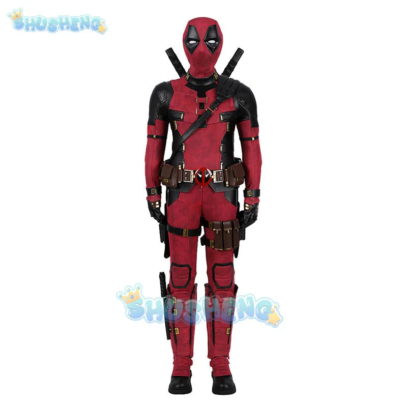 Dead Cosplay pool  Cosutme Wade Winston Wilson Cosplay Costume Children's Edition  Movie Anti-hero Suit Halloween