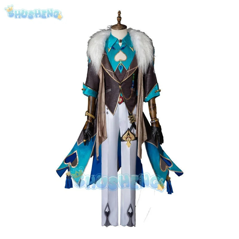 Honkai: Star Rail Aventurine cos sha jin Cosplay Full set of anime clothing for men