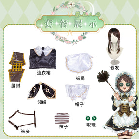 Game Identity V Gardener Emma Woods Steampunk Maid Cosplay Costume Maid Dress For Girls Halloween Costume