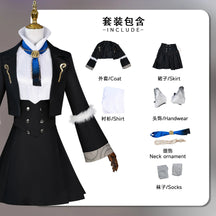 Arknights Lappland  Cosplay Costume Uniform Halloween Carnival Party Christmas Play Role Clothes Clothing for Women