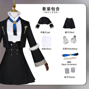 Arknights Lappland  Cosplay Costume Uniform Halloween Carnival Party Christmas Play Role Clothes Clothing for Women