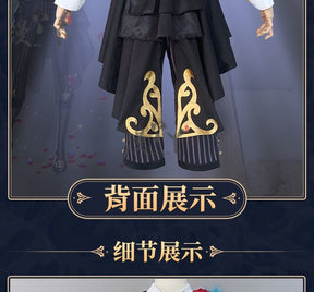Game Identity V Demi Bourbon Cosplay Costume Barmaid True Proof New Skin Uniforms Costume Suits Black Clothes