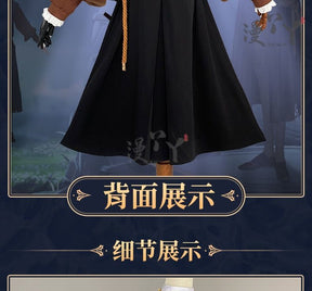 Orpheus Novelist Game Identity V Cosplay Starting a new chapter Costume Halloween New Uniform Accessories Props Fashion Set