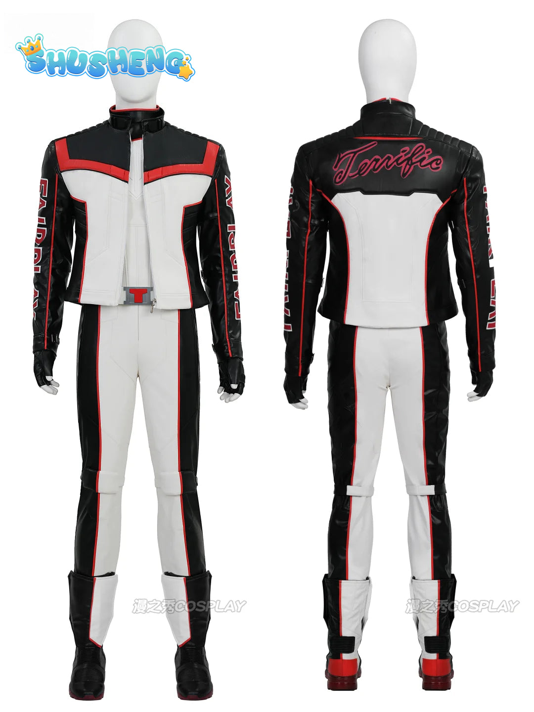 Movie Cosplay Series:  New Super man-Mr. Terrific  Cosplay high quality Costume full set Comprehensive sizes available Shushengcos