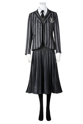 Addams Cosplay Costume Wednesday Season 2 Nevermore Academy Uniform Halloween Carnival Party Christmas Play Role Clothe Clothing