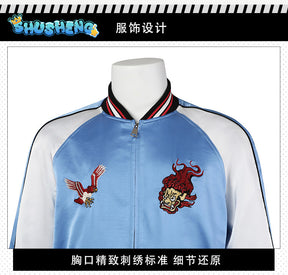 Blue Jordan Li Cosplay Coat Gen V Season 1 Cosplay Costume Halloween Comic Con Fancy Dress