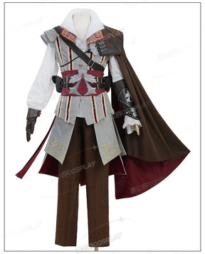 Shusheng-R Assassin's Creed 2 Ezio Auditore Full Set Uniform Cosplay Costume