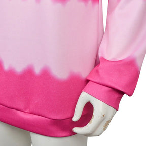 Anime KPop Demon Hunters Saja Boys Baby Saja Cosplay Costume Pink Striped Long Sleeves Uniform Halloween Party for Women Men