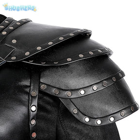 Witcher 3:Wild Huntc Geralt Cosplay Geralt Costume Handsome leather men set accessories props complete Halloween party uniform