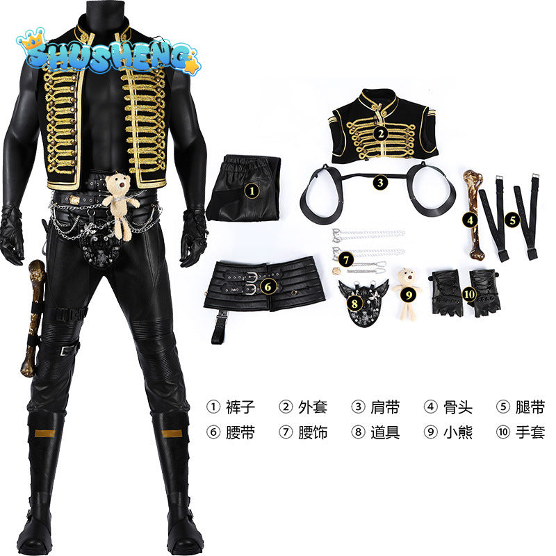 Dementus Cosplay Costume Furiosa Fantasia Mad Disguise Max Halloween Carnival Party Clothes