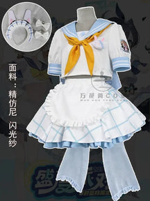 Shusheng Blue Archive Miyu/Arisu/Hifumi Sailor Suit Lovely Uniform Cosplay Costume Halloween Party Role Play Outfit Women