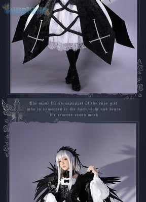 Anime Roses Maiden Cosplay Sui gin tou Mercury Lamp Costume Dark Gothic Lolita Dress High Quality Halloween Uniform Accessories