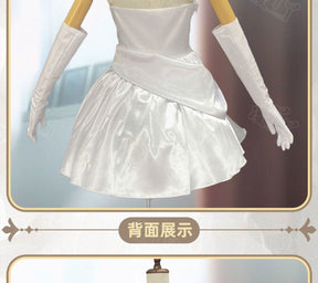 Takanashi Rikka Cosplay Anime Love, Chunibyo & Other Delusions Costume Gorgeous Wedding Dress and Accessories Halloween uniform