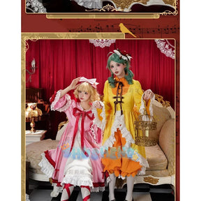 Anime Rozen Maiden Hinaichigo Souseiseki Cosplay Costume Halloween Carnival Sweet and Cute Lolita Dress and Accessories Girl Set