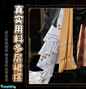 Arknights Muelsyse Walk the Golden Dream Cosplay Costume Girls Anime Game Character Outfit Official Rhodes Island Operator Dress
