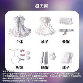 Shusheng-R NEEDY GIRL OVERDOSE OMGkawaiiAngel Cosplay Costume Angel Dress Lovely Uniform Halloween Party Role Play Outfit Women