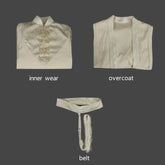 The Fellowship of the Ring Saruman Cosplay Costume White Uniform Halloween Carnival Party Christmas Play Role Clothes Clothing