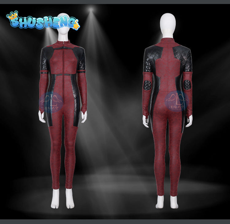 Cosplay Superhero Deadpool Women Jumpsuit Wolverine Printed Halloween Zenti James Howlett Party Bodysuit Cosplay Costume