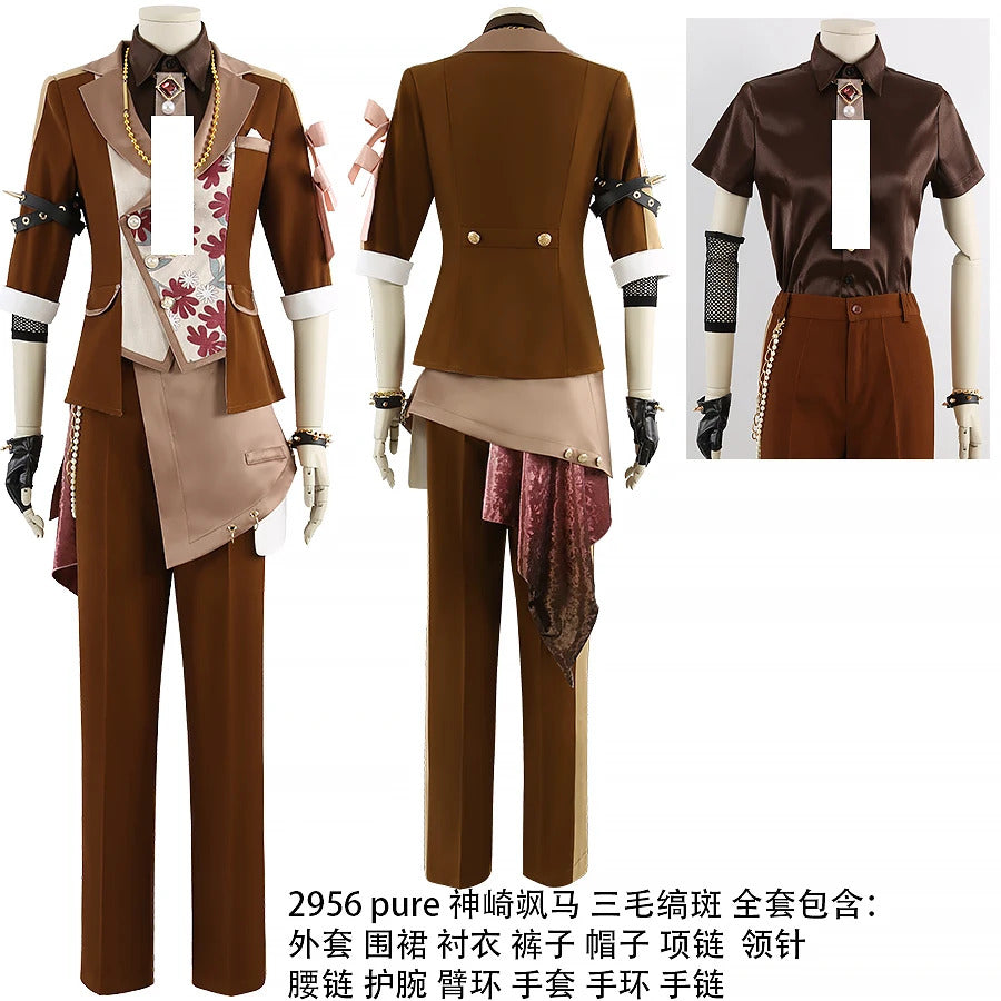 Ensemble Stars Devoted to you Koga Hajime Kazehaya Tatsumi Amagi Hiiro Souma Kanzaki Mikishima Madara Ideal Pure Cosplay Costume
