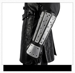 Geralt Witcher 3 Wild Hunt Cosplay Geralt Costume Men Handsome Black Leather Coat Belt Gloves Party Halloween Uniform Full Set