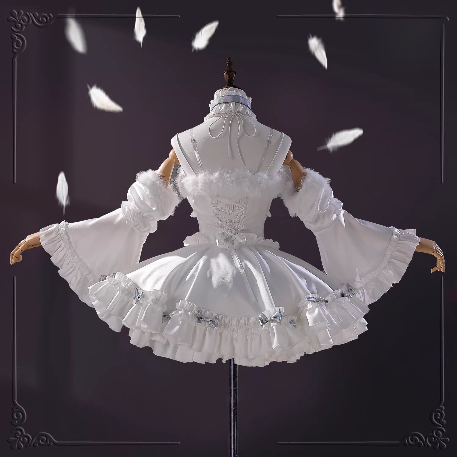 Shusheng-R NEEDY GIRL OVERDOSE OMGkawaiiAngel Cosplay Costume Angel Dress Lovely Uniform Halloween Party Role Play Outfit Women