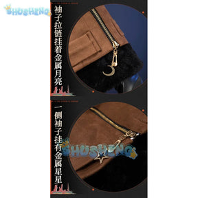 Reverse:1999 Windsong Cosplay Costume Coat shirt tie belt gloves necklace Halloween party Handsome man Woman uniform Full Set