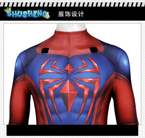 Scarlet Spider Cosplay Costume For Men Jumpsuit Bodysuit Across Fresh Halloween Carnival Party Role Play Suit New